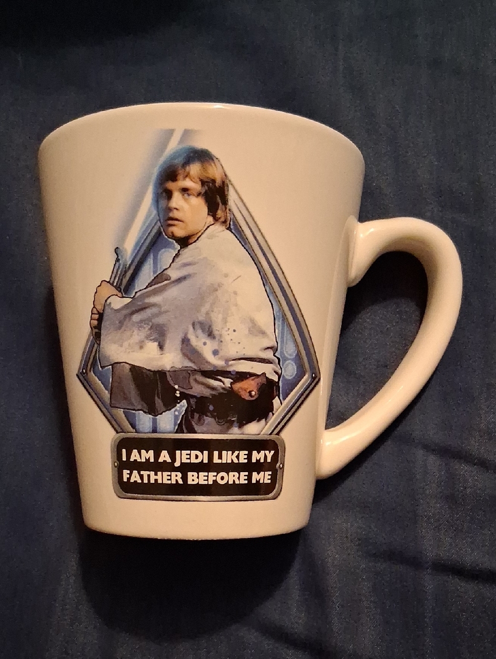 Collectors Star Wars Luke Skywalker Ceramic Mug, Image On Both Sides